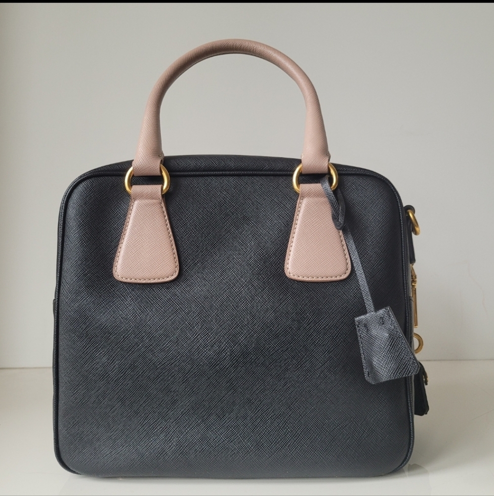 PRADA Saffiano Lux Square Satchel